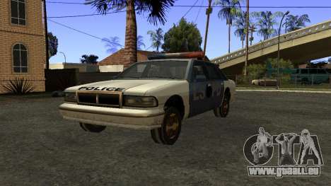 Voiture de police Cj Wheel souriante pour GTA San Andreas