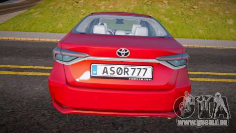 Toyota Corolla 2021 für GTA San Andreas