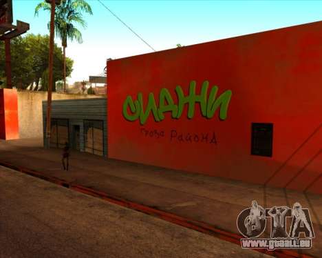 Orage Seagi de la zone Wall Graffiti pour GTA San Andreas