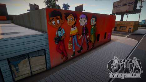 The Owl House Mural Inseparable Friends für GTA San Andreas