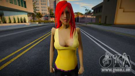 Redhead Female Skin v1 für GTA San Andreas