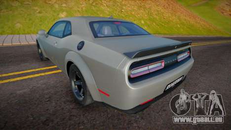 Dodge Challenger SRT Demon (Visinka) pour GTA San Andreas