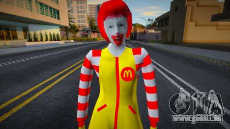 Japanese Ronald McDonald Fix für GTA San Andreas