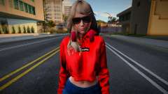 DOAXVV Amy - Fashion Casual V3 Crop Hoodie Supre pour GTA San Andreas