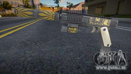 GTA V Vom Feuer AP Pistol Yus (Full Attachments) für GTA San Andreas