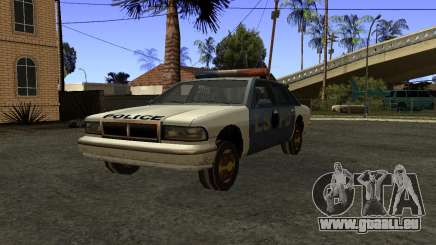Voiture de police Cj Wheel souriante pour GTA San Andreas