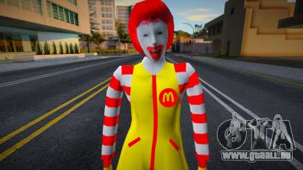 Japanese Ronald McDonald Fix pour GTA San Andreas