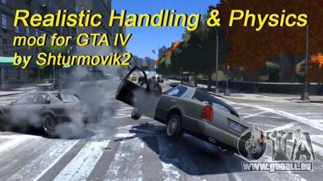 Realistic Handling and Physics V1.0 pour GTA 4