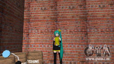 Hatsune Miku Singer Clothe pour GTA Vice City