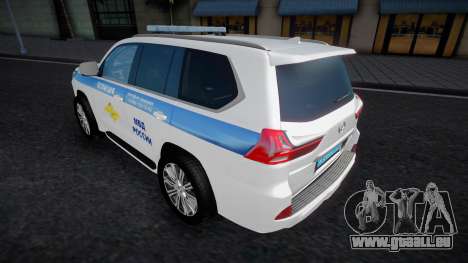Lexus LX570 - Police pour GTA San Andreas