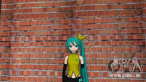 Hatsune Miku Singer Clothe pour GTA Vice City