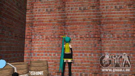 Hatsune Miku Singer Clothe pour GTA Vice City