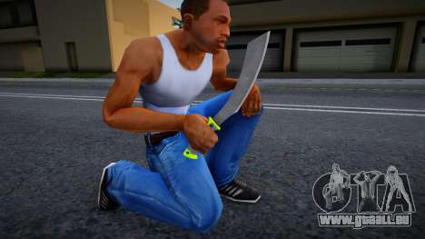 Knife Parang GERBER Green für GTA San Andreas