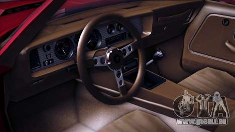 Pontiac Firebird Trans Am Turbo 80 Type 1 pour GTA Vice City