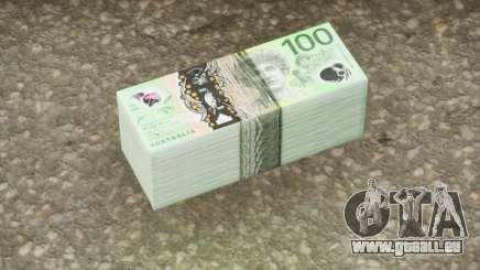 Realistic Banknote AUD 100 pour GTA San Andreas Definitive Edition