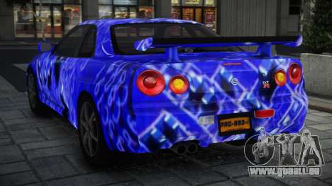 Nissan Skyline R34 GT-R V-Spec II Nur S5 pour GTA 4