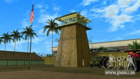 Textures améliorées pour la base militaire pour GTA Vice City