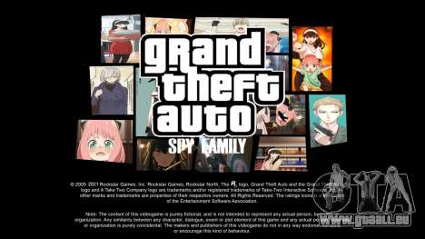 Spy X Family Loading Screens pour GTA San Andreas