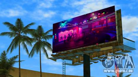 Werbung für den Malibu Club (GTA-Trilogie-Bildsc für GTA Vice City