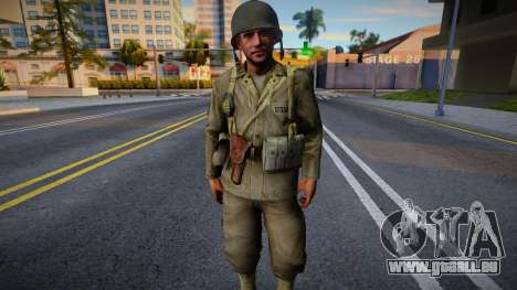 Soldat américain de CoD WaW v1 pour GTA San Andreas