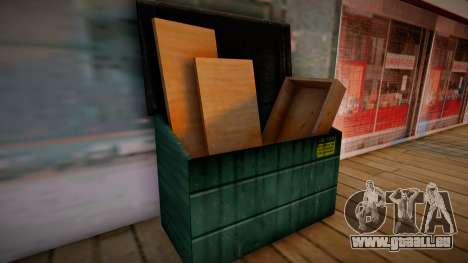 HD-Müllcontainer für GTA San Andreas