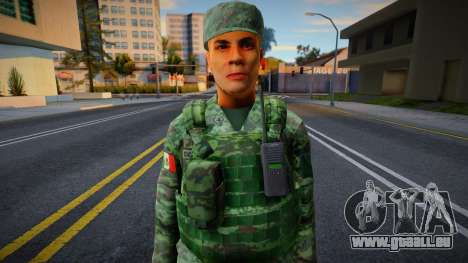 Soldat Skin aus der mexikanischen Armee v1 für GTA San Andreas