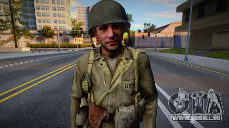 Soldat américain de CoD WaW v1 pour GTA San Andreas