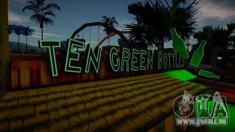 PANNEAU DE BARRE HD Ten Green Bottles de Definit pour GTA San Andreas