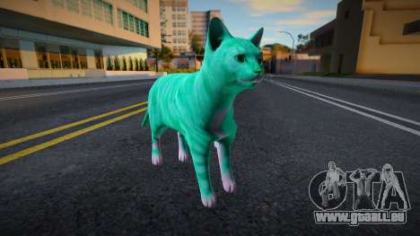 Türkisfarbene Katze für GTA San Andreas