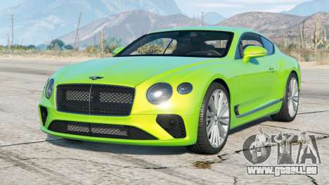 Bentley Continental GT Speed 2022〡ajouter