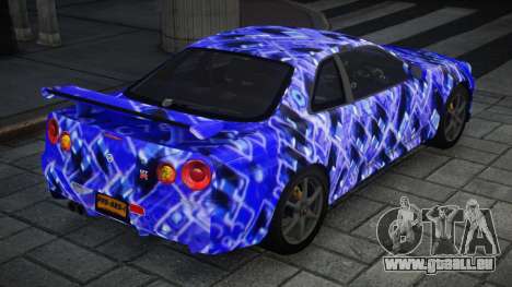 Nissan Skyline R34 GT-R V-Spec II Nur S5 pour GTA 4