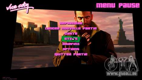 Ladebildschirm Nico Bellic für GTA Vice City