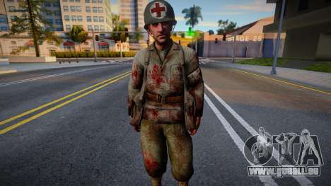 Soldat américain de CoD WaW v2 pour GTA San Andreas
