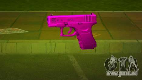 10 Glock Pistols (Pink) für GTA Vice City