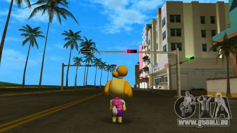Isabelle from Animal Crossing (Pink) pour GTA Vice City