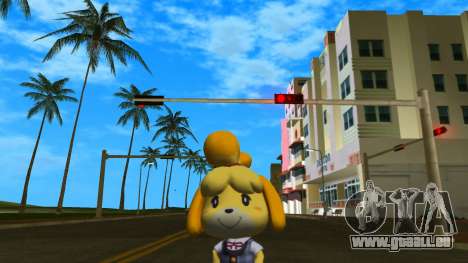 Isabelle from Animal Crossing (Grey) pour GTA Vice City