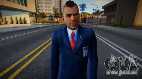 Soup FBI Blue Costume für GTA San Andreas