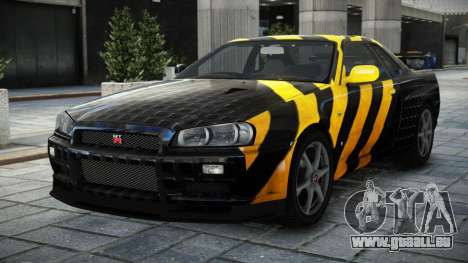 Nissan Skyline R34 GT-R V-Spec II Nur S8 pour GTA 4