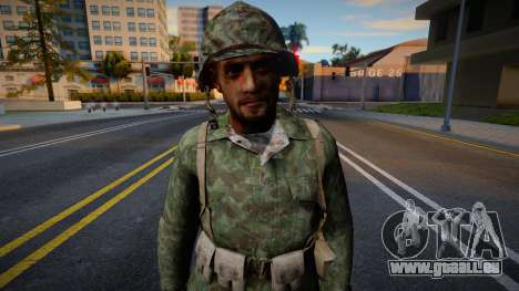 Soldat américain de CoD WaW v5 pour GTA San Andreas