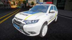 Mitsubishi Outlander Patrol Police der Ukraine