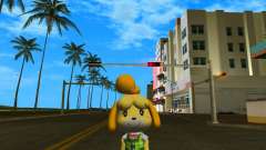 Isabelle from Animal Crossing für GTA Vice City