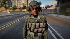 Soldat américain de CoD WaW v3 pour GTA San Andreas