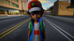 Ash Ketchum from Pokemon Journeys für GTA San Andreas