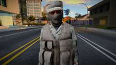 Mexikanischer Soldat (Wüstentarnung) v2 für GTA San Andreas