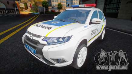 Mitsubishi Outlander Patrol Police der Ukraine für GTA San Andreas