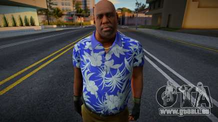 Entraîneur de Left 4 Dead en chemise hawaïenne (Bleu pour GTA San Andreas