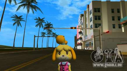 Isabelle from Animal Crossing (Pink) für GTA Vice City