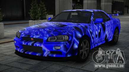 Nissan Skyline R34 GT-R V-Spec II Nur S5 pour GTA 4