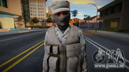 Mexikanischer Soldat (Wüstentarnung) v2 für GTA San Andreas