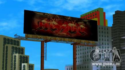 Affiche AC-DC pour GTA Vice City